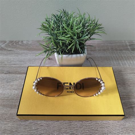 Fendi Ribbons & Pearls Sunglasses 